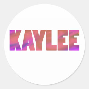 Kaylee Classic Round Sticker