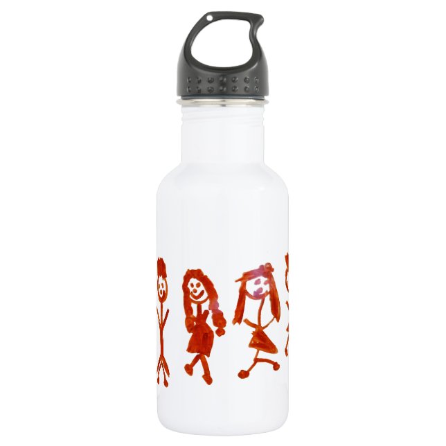 Kaylee My Family 2013 Art1a Hoboken The MUSEUM Zaz 532 Ml Water Bottle (Front)