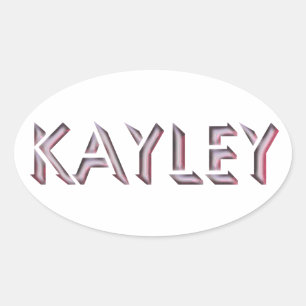 Kayley sticker name