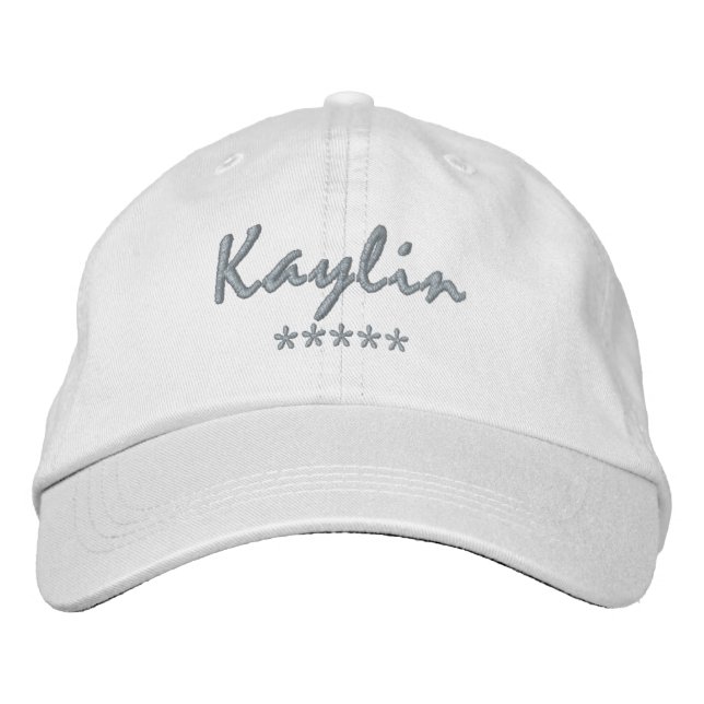 Kaylin Name Embroidered Hat (Front)