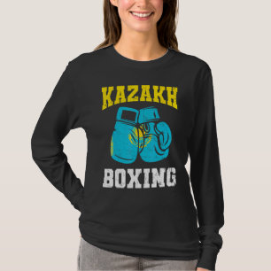 Kazakh Boxing Gloves Kazakhstan Pride  Mens Womens T-Shirt