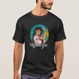 Kazakh Flag Kazakhstan Kazakh Girl T-Shirt