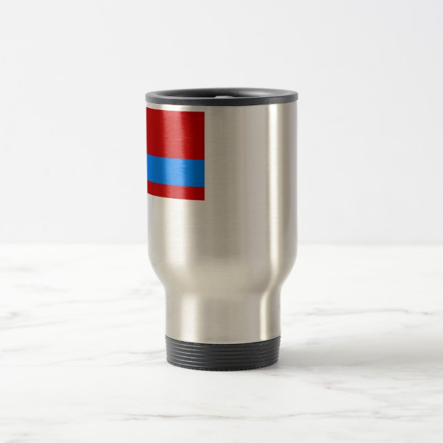Kazakh SSR Flag Travel Mug (Center)