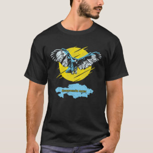 Kazakhian Flag Kazakh born in Kazakhstan T-Shirt