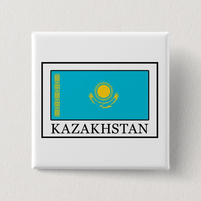 Kazakhstan button (Front)