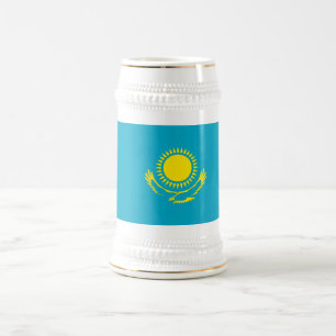 Kazakhstan Flag Beer Stein