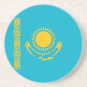 Kazakhstan flag coaster