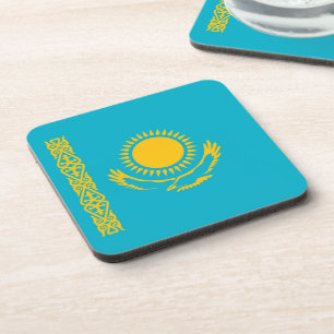 Kazakhstan flag coaster