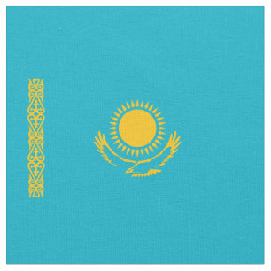 Kazakhstan flag fabric