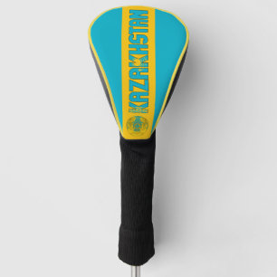 Kazakhstan Flag Gorgeous Patriotic Golf Head Cover