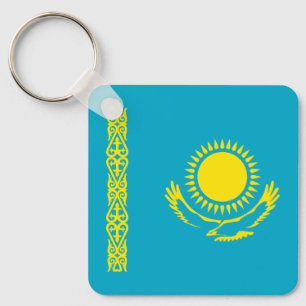 Kazakhstan Flag Key Ring