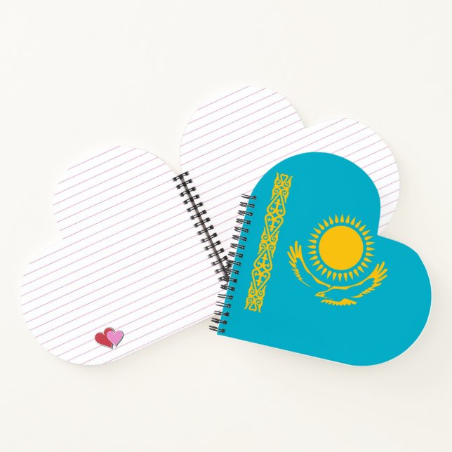 Kazakhstan flag notebook (Inside)