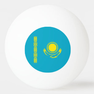 Kazakhstan Flag Ping Pong Ball