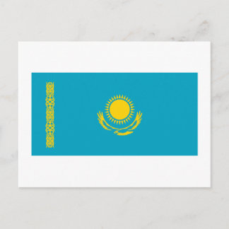 Kazakhstan Flag Postcard