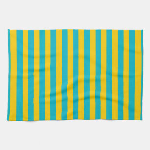 Kazakhstan flag stripes italy symbol lines pattern tea towel