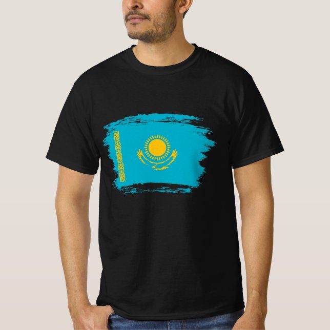 Kazakhstan flag T-Shirt (Front)