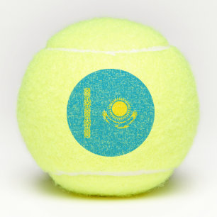Kazakhstan Flag Tennis Balls