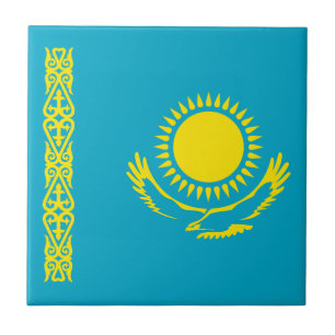Kazakhstan Flag Tile