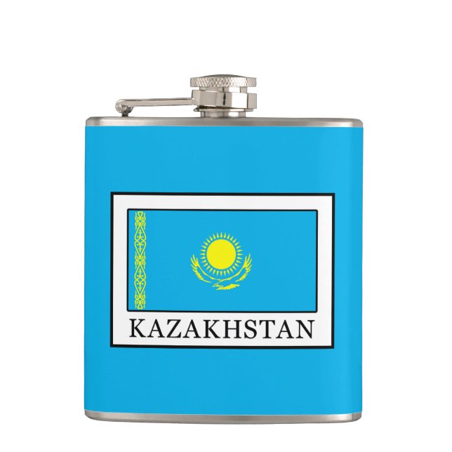 Kazakhstan Hip Flask (Front)