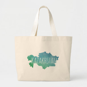 Kazakhstan Large Tote Bag