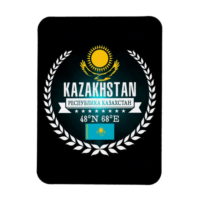 Kazakhstan Magnet (Vertical)