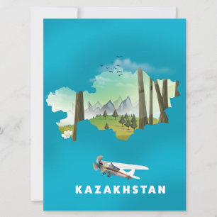 Kazakhstan map