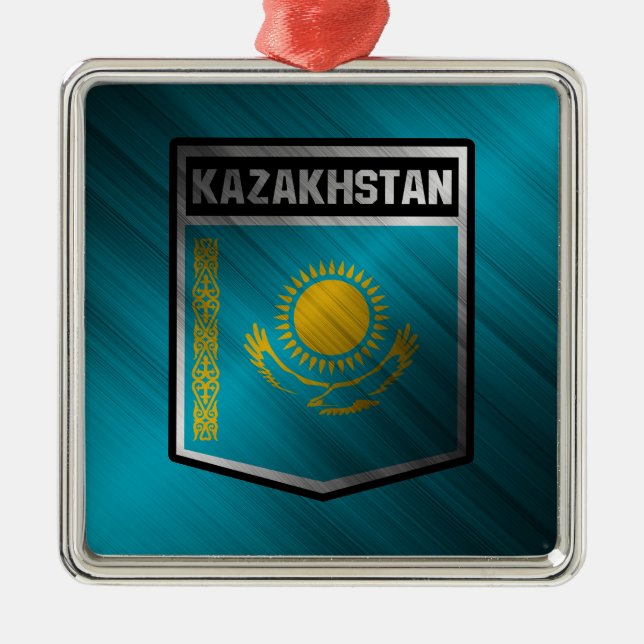 Kazakhstan Metal Tree Decoration (Front)
