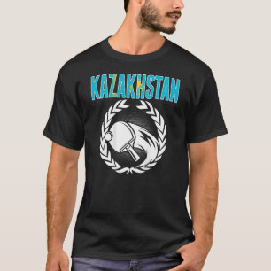 Kazakhstan Ping Pong Support Kazakhstani Table Te T-Shirt