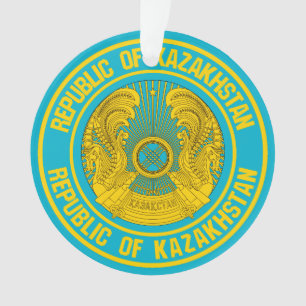 Kazakhstan Round Emblem Ornament