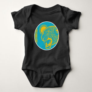 Kazakhstan Snow leopard Kazakh National Animal Baby Bodysuit