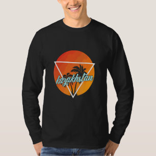Kazakhstan Sun Shaped Triangle With Palmes T-Shirt