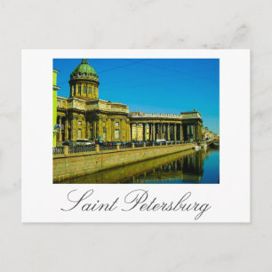 Kazan Cathedral Canal Saint Petersburg Russia Postcard