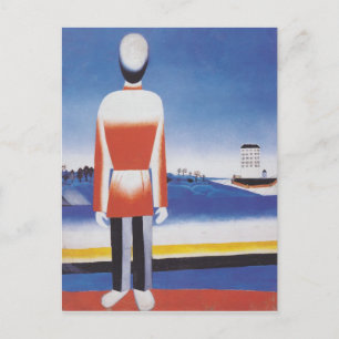 Kazimir Malevich Art Postcard