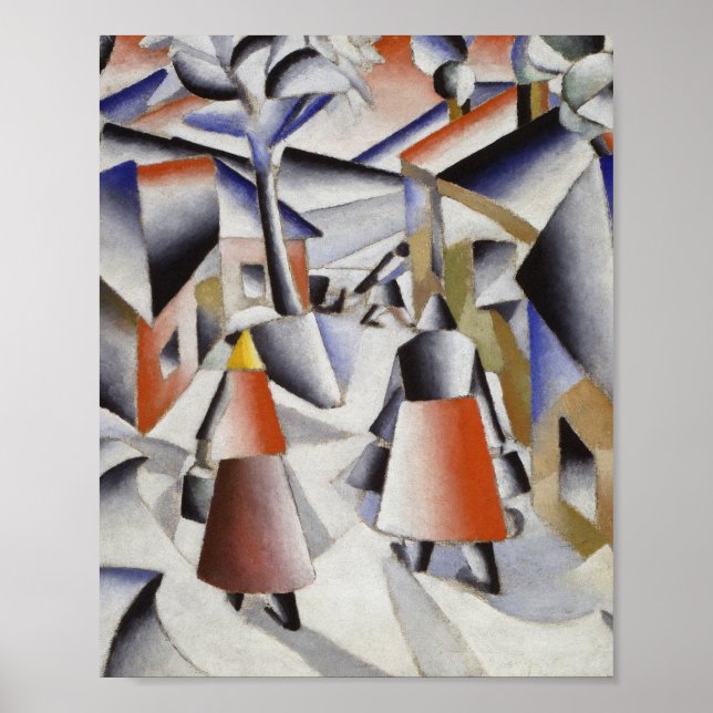 Kazimir Malevich - Morning In The Village Poster (Front)