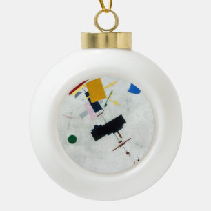 Kazimir Malevich - Suprematism Ceramic Ball Christmas Ornament