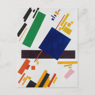 Kazimir Malevich Suprematism Composition  Holiday Postcard
