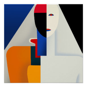 Kazimir Malevich, Woman Torso (1932) Poster