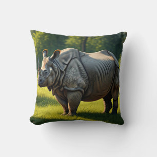 Kaziranga National Park Assam India Travel Cushion