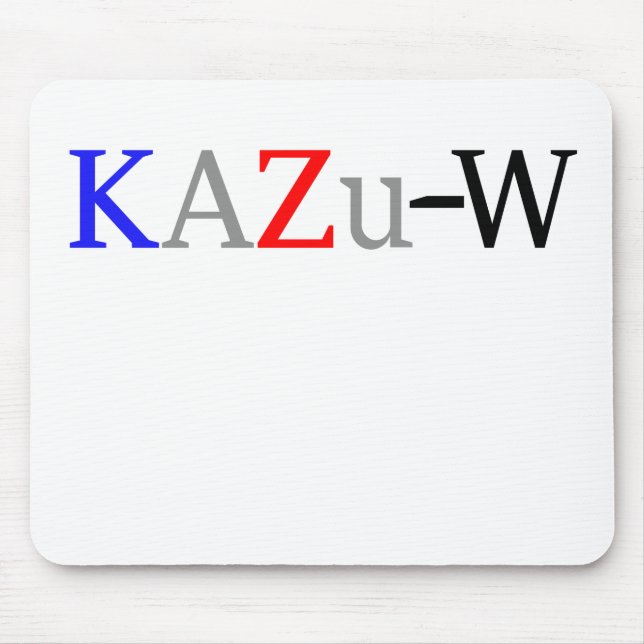 KAZu-W Mouse Pad (Front)