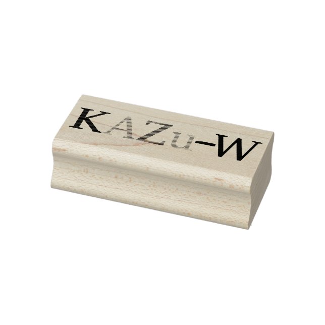KAZu-W Rubber Stamp (Stamp)