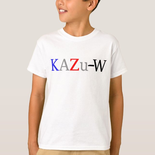 KAZu-W T shirt (Front)