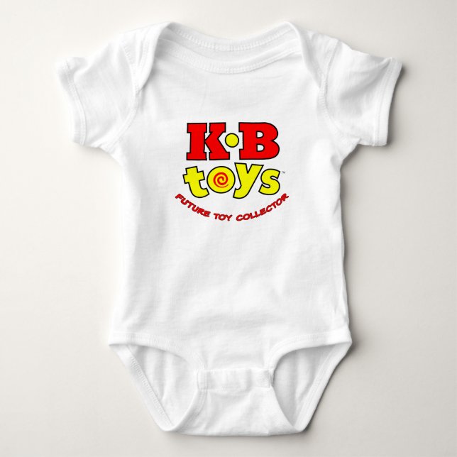 KB Toys Logo Baby One-Piece: Future Toy Collector Bodysuit (Front)