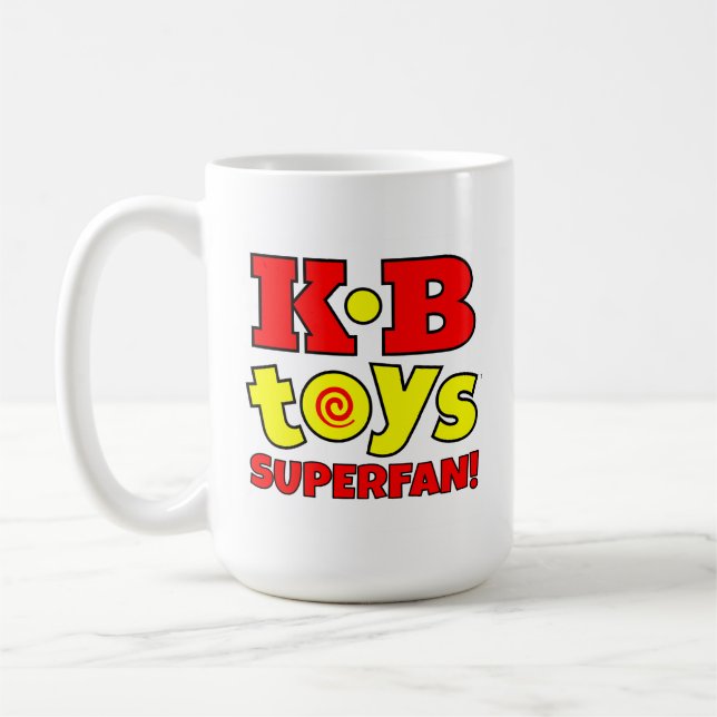 KB Toys SuperFan! Logo Coffee Mug (Left)