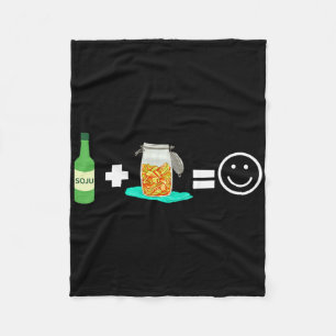 Kbbq Korean Bbq Kimchi Ramen 1  Fleece Blanket