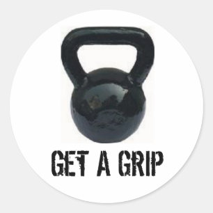 kbelll, Get A Grip Classic Round Sticker