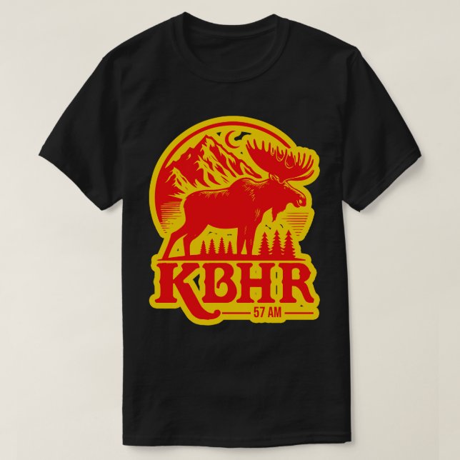 KBHR 57 AM Northern Exposure Radio Station 1 T-Shirt (Design Front)