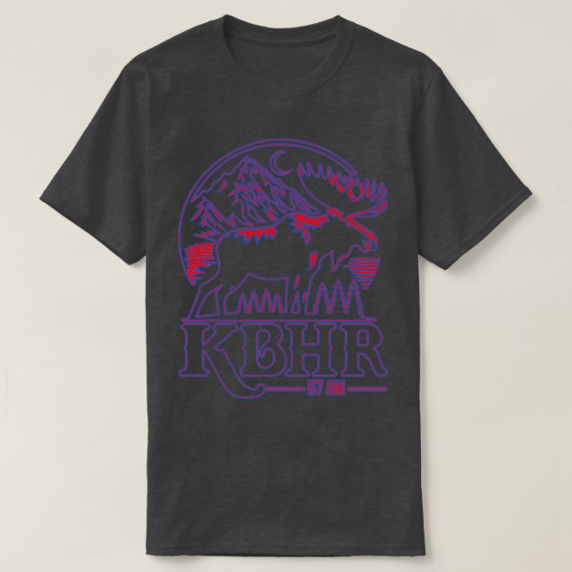KBHR 57 AM Northern Exposure Radio Station TShirt  (Design Front)