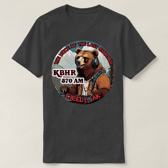 KBHR Bear DJ TShirt (Design Front)