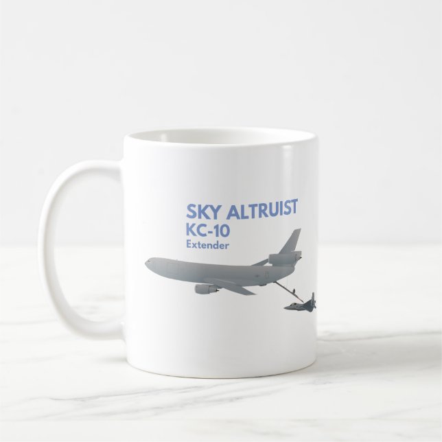 KC-10 Aeroplane Refueling Coffee Mug (Left)