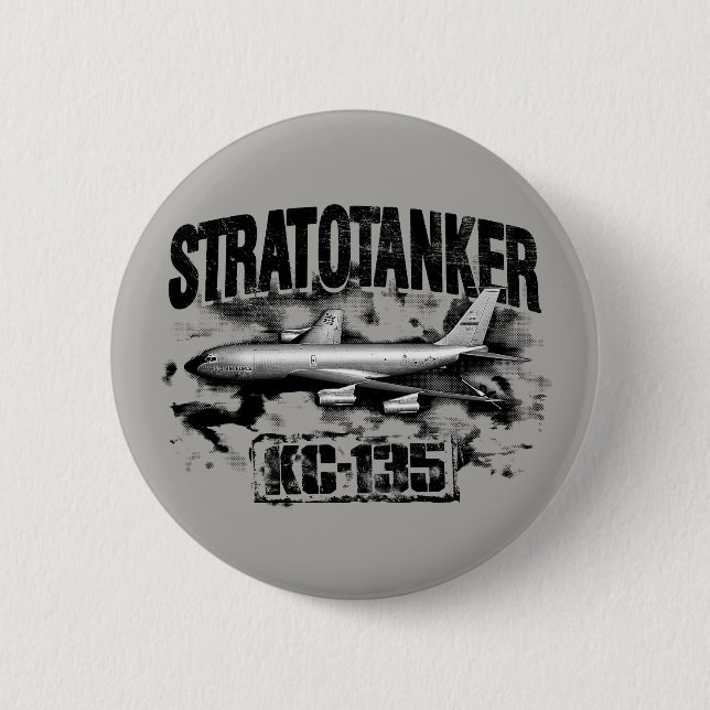 KC-135 Stratotanker Round Button Button (Front)